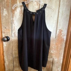 Black polyester tank